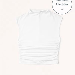 Abercrombie Ruched Shell Top